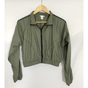 Bozzolo Cropped Jacket Womens Small S Nylon Full Zip